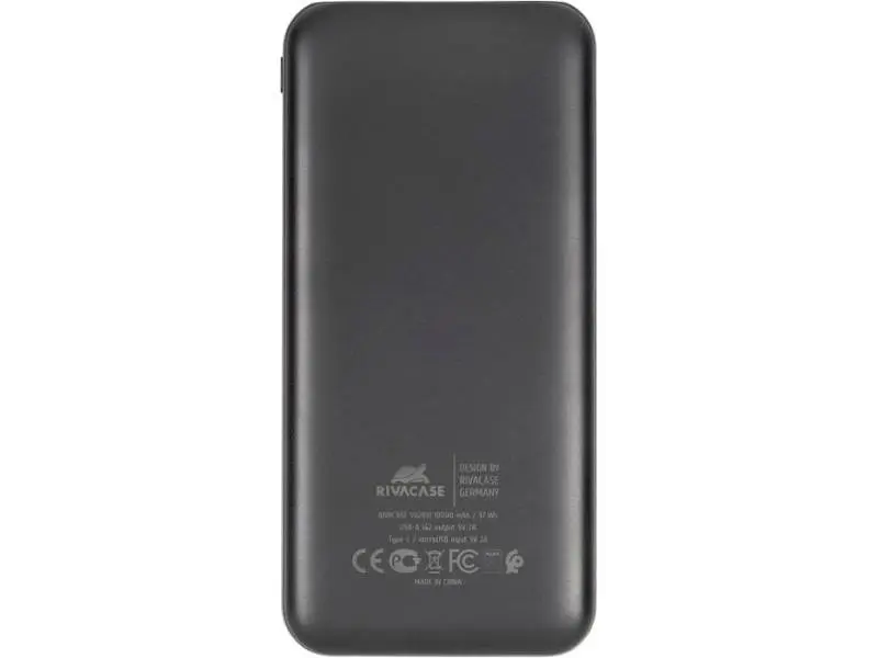 Зовнішній акумулятор (Power Bank) RIVACASE VA2031 10000mAh Black - фото 4