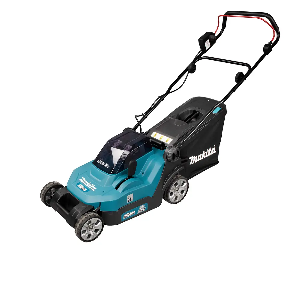 Газонокосарка акумуляторна Makita DLM382 BEO2 (38 см, 20-75 мм, 40 л, LXT) - фото 2