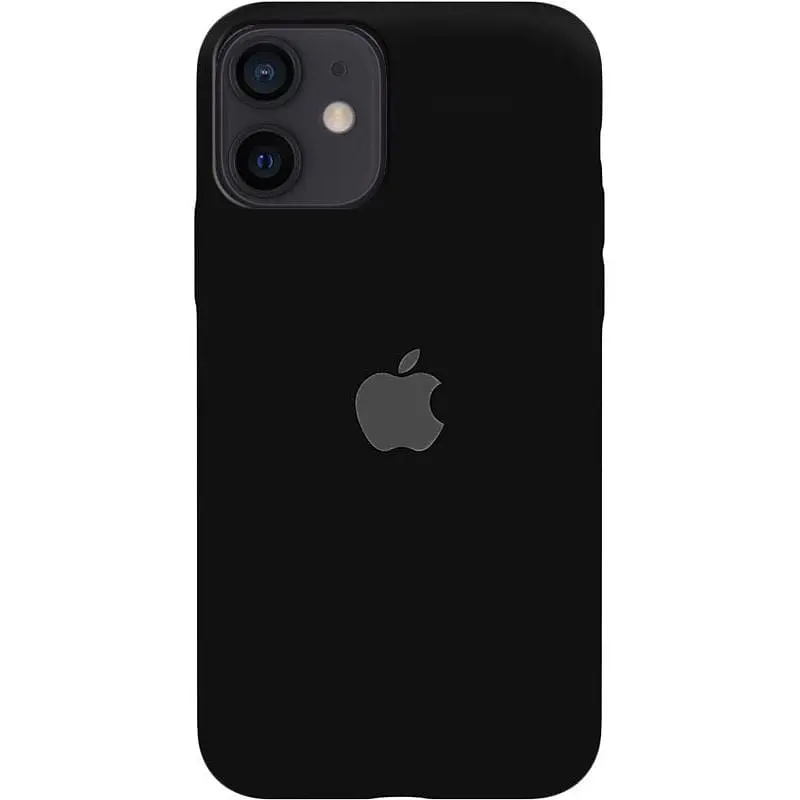 Чохол-накладка Toto Silicone Full Protection Case Apple iPhone 12/12 Pro Black - фото 2