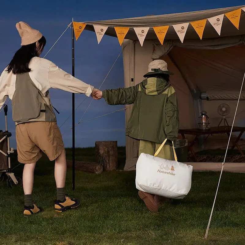 Спальник детский с капюшоном Naturehike B300 CNH22SD001 бежевый - фото 10