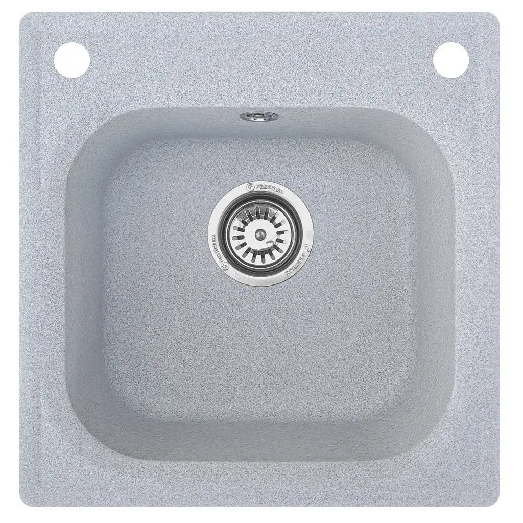 Мийка кухонна Valetti 1N гранітна, сіра 430х445 мм - фото 7