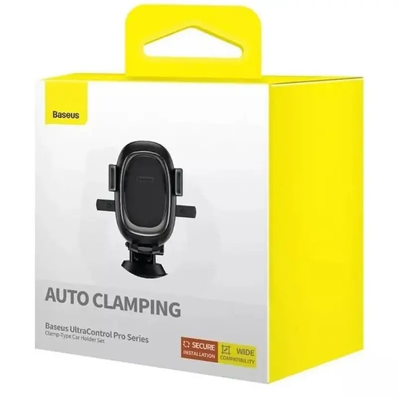 Автотримач Baseus UltraControl Pro Series Clamp-Type (C40351600113-0) Cluster Black - фото 6