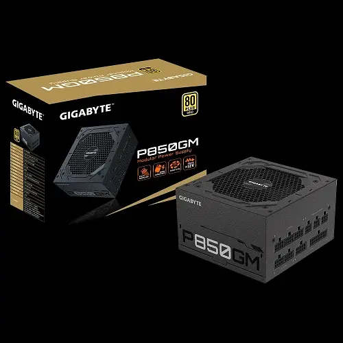 Блок живлення 850 Вт, P850GM, Black, модульний Gigabyte teh0028880 - фото 7