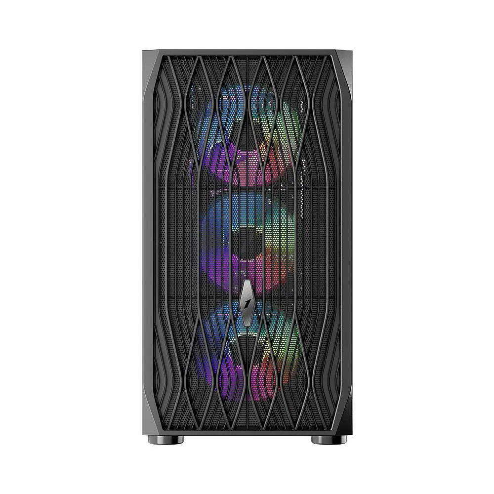 Корпус 1stPlayer AY7-BK-4F1 Black без БП (AY7-BK-4F1) - фото 4
