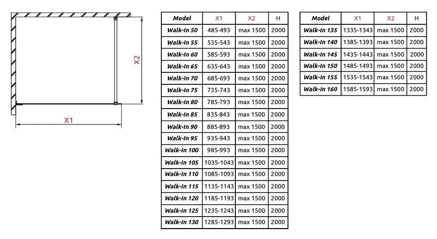 Душова перегородка Radaway Essenza Pro Gold 105 см 10103105-09-01 - фото 7