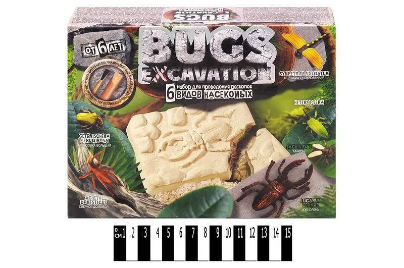 Набір для розкопок BEX-01-05U,06U "BUGS EXCAVATION" жуки DANKO - фото 2