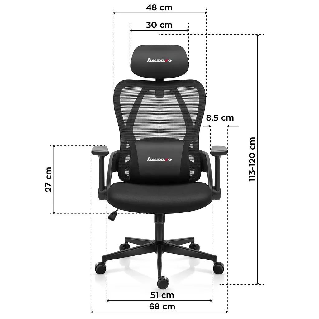 Кресло Huzaro Combat 2.7 Black - фото 9