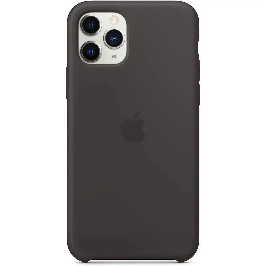 Оригинальный силиконовый чехол Apple Silicone Case для iPhone 11 Pro (5.8") Black (MWYN2ZM/A) - фото 8