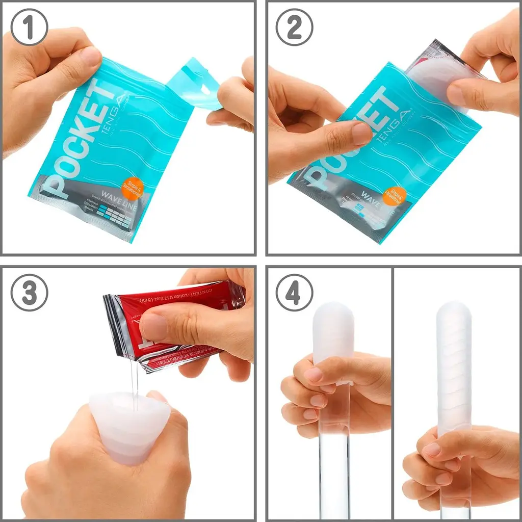 Мастурбатор Tenga Pocket Cold Spark (SO8066) [96203] - фото 3