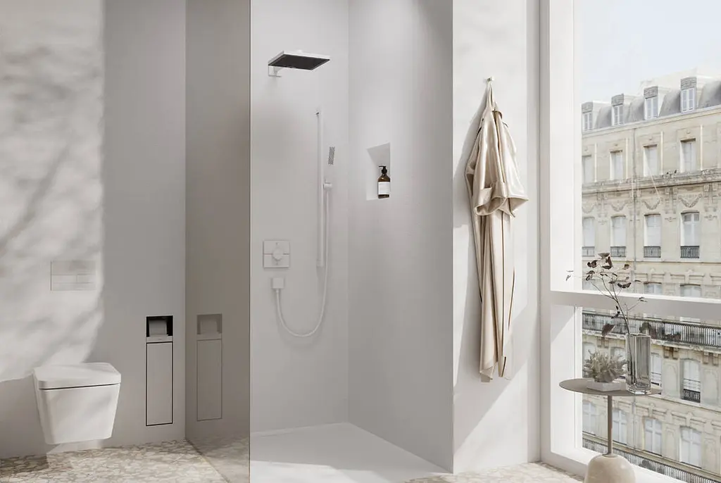 Термостат для душу Hansgrohe ShowerSelect Comfort E matt white 15572700 - фото 2