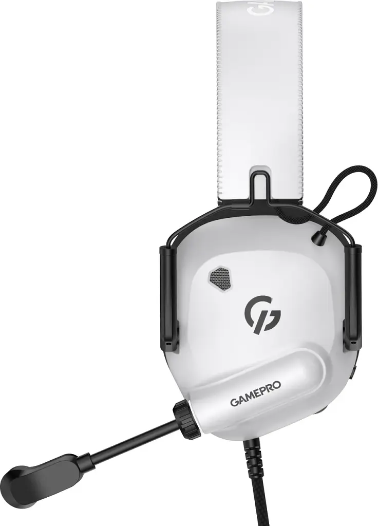 Навушники HF Stereo GamePro Genesis Mercury USB White (HS120W) UA - фото 2