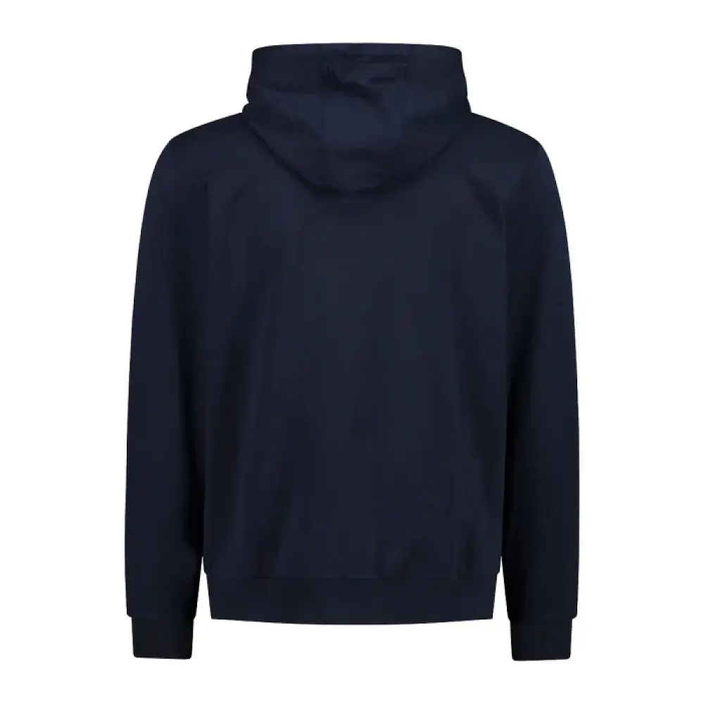 Кофта CMP Men's Stretch Hooded Sweatshirt Dark Blue M (1097-31D4317-N950 48) - фото 3