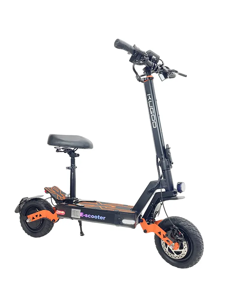 Электросамокат Kugoo E-scooter Двухмоторный с сиденьем (4000W, 48V, 24Ah) - фото 2