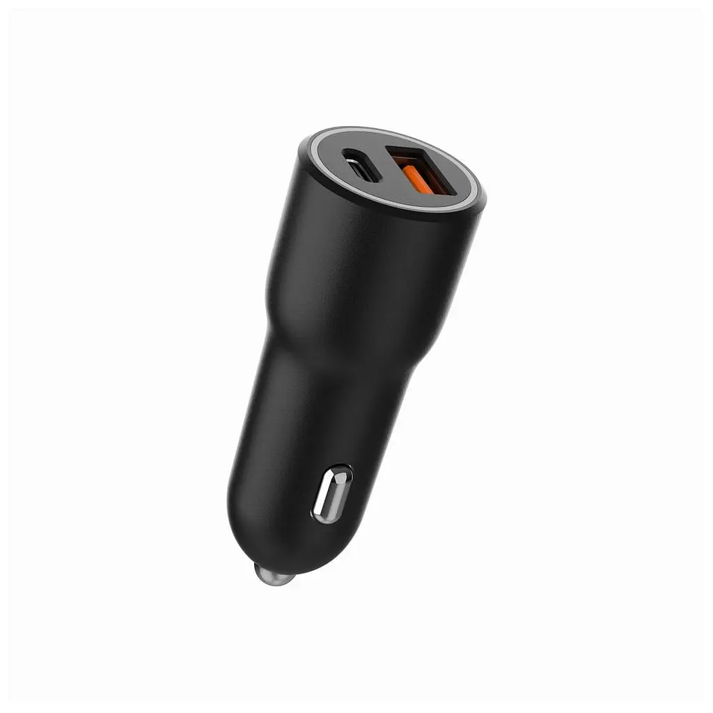 Зарядное устройство для Gembird 1xUSB-C PD20W + 1xUSB QC3.0 car adapter black (TA-UC-AC2PDQC38-CAR-01) - фото 6