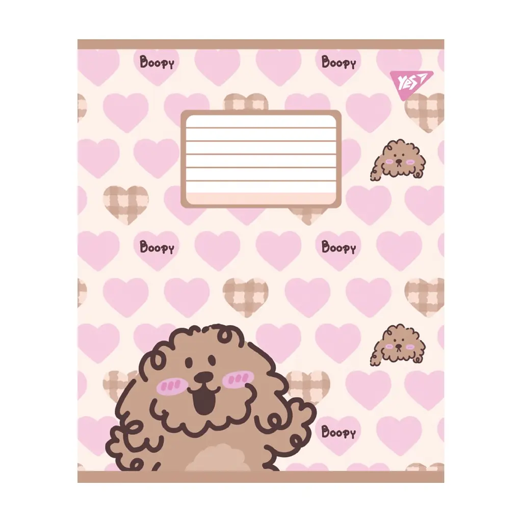 Зошит Yes Hello Puppy А5 12 аркушів коса лінія (767807), в асортименті - фото 3