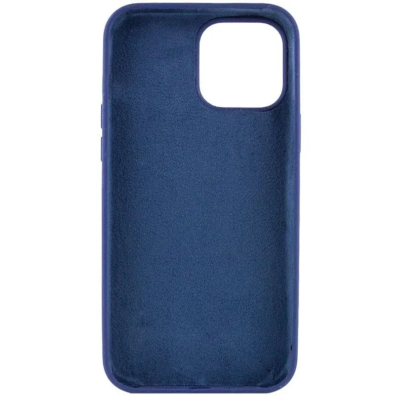 Чохол Silicone Case Full Protective (AA) NO LOGO для Apple iPhone 12 Pro Max (6.7) Синій / Deep navy - фото 2