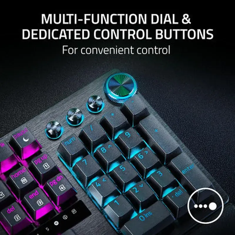 Клавіатура Razer Huntsman V3 Pro USB UA Black (RZ03-04970100-R3M1) - фото 7