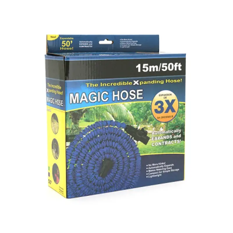 Шланг для поливу Voltronic KY-150G, 5-15м/50ft, + розпилювач, насадка на кран, Green, Box (KY-150G) - фото 3