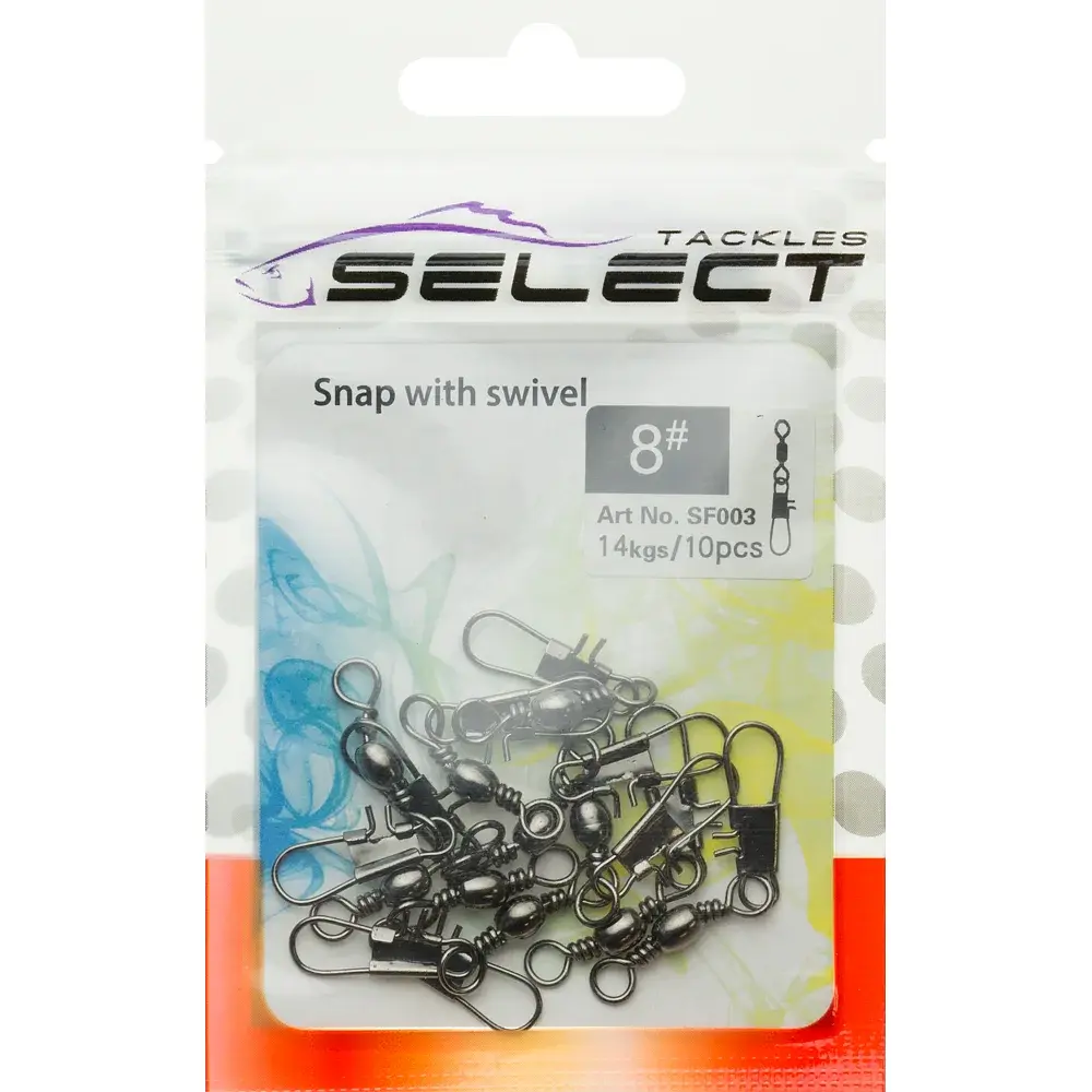 Вертлюжок із застібкою Select SF003 size 2, 7 шт. - фото 3