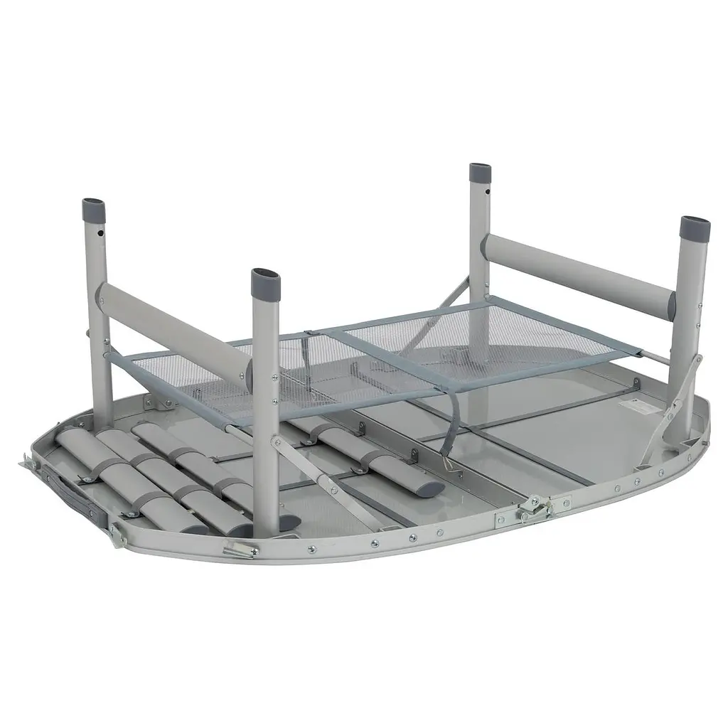 Складной стол Bo-Camp Premium Oval 100x70 cm Grey (1404424) - фото 6