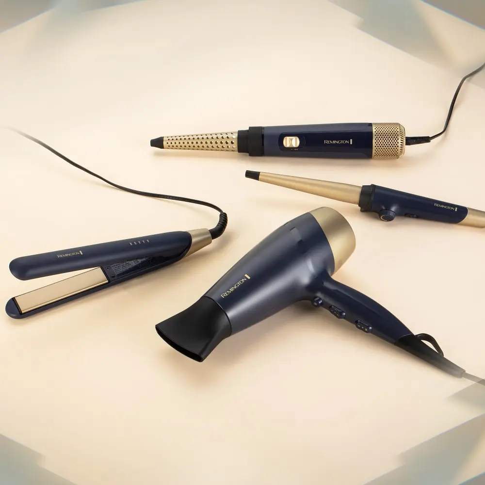 Фен Sapphire Luxe, 2200Вт, 3 режими, дифузор, іоніз-я, хол. обдув, сапфіровий Remington teh0017600 - фото 7