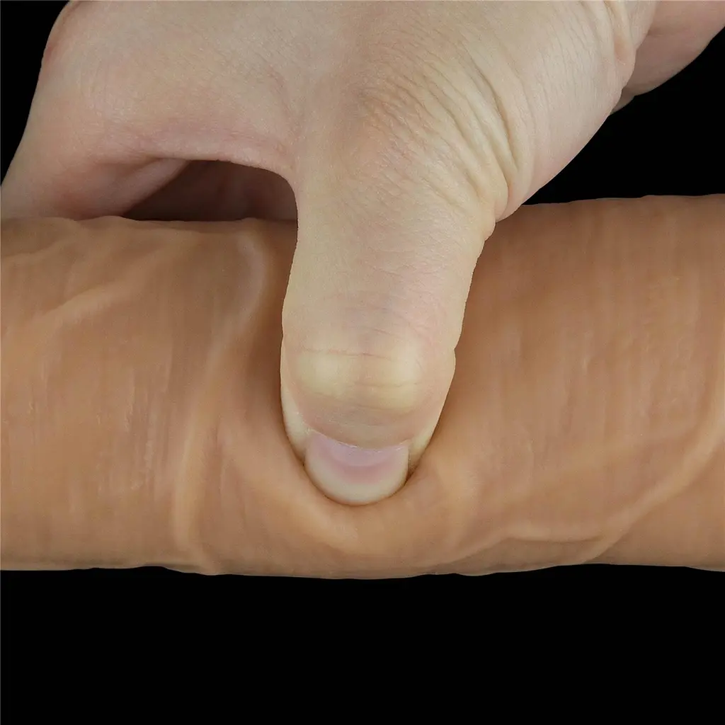 Реалистичный вибратор Lovetoy Nature Cock 26 см телесный - фото 9