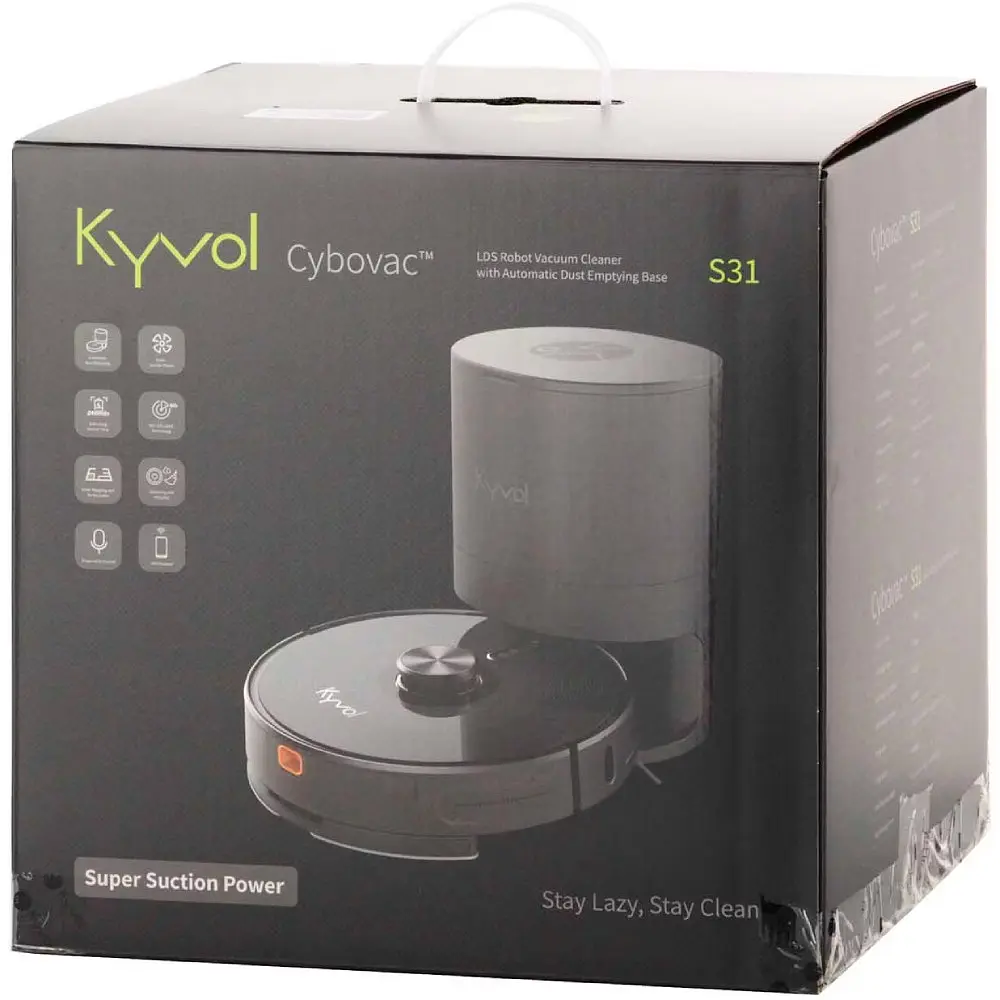 Робот пилосос Kyvol Cybovac S31 Lidar/110ml+500ml/5200 mA/3000 pa/Google Assistant,Amazon Alexa - фото 5