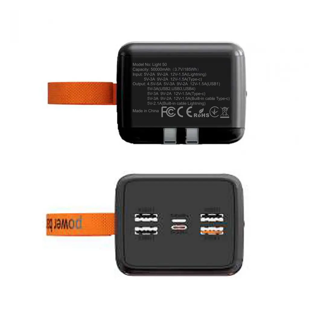 Батарея універсальна Aspiring Light 50 50000mAh PD/22.5W (PB-L50) - фото 3
