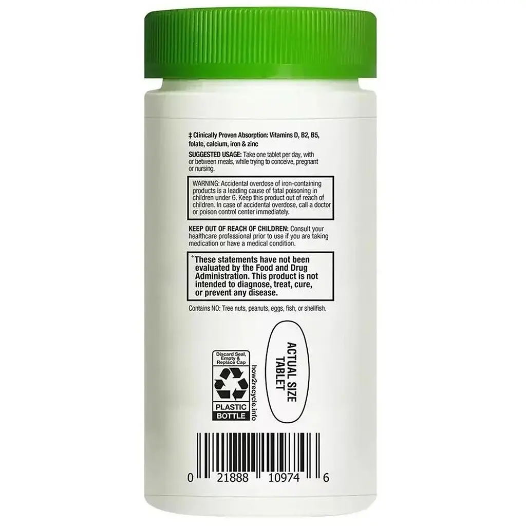 Мультивітаміни для вагітних Rainbow Light Prenatal One Multivitamin 45 таблеток - фото 3