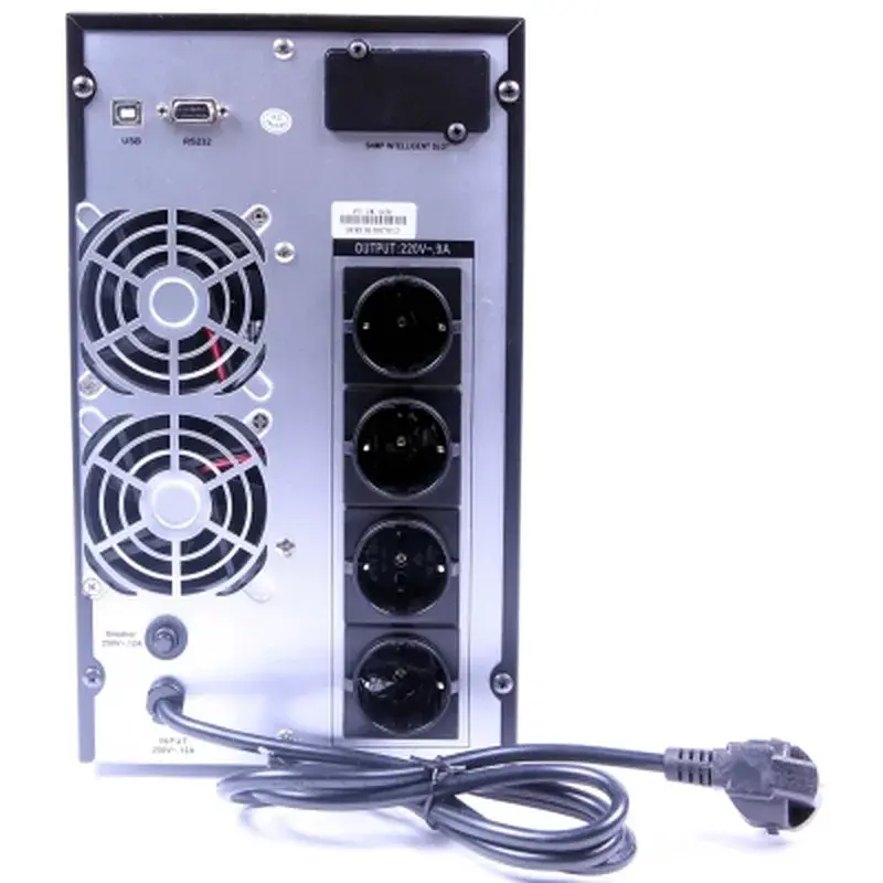 Пристрій безперебійного живлення SVC PT-2KSB-LCD 2000VA (PT-2KSB-LCD) - фото 3
