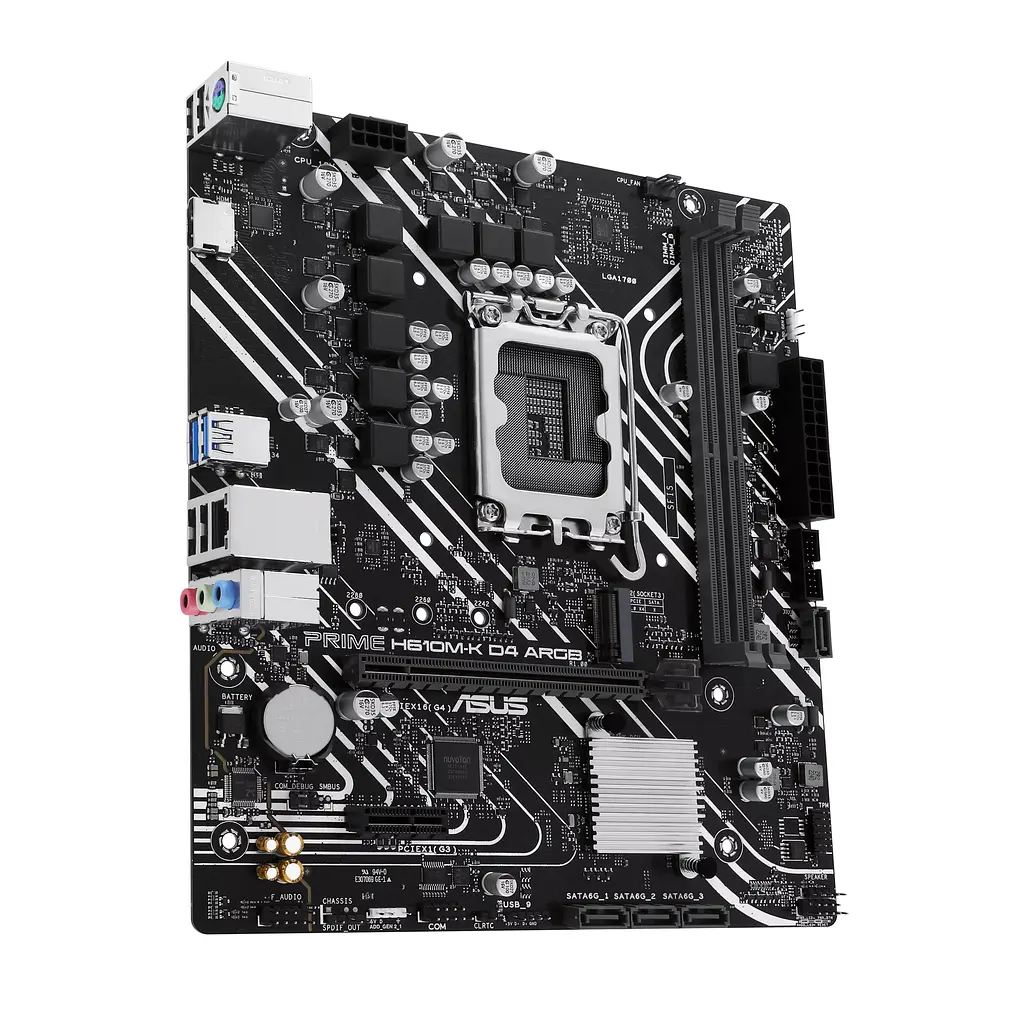Материнская плата PRIME H610M-K D4 ARGB s1700 Asus teh0024975 - фото 4