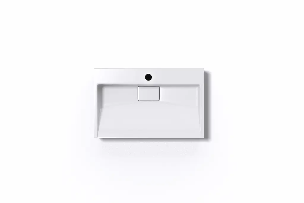 Умивальник VBI Este підвісний з отвором під змішувач 60x38 см white VBI-019905 - фото 3