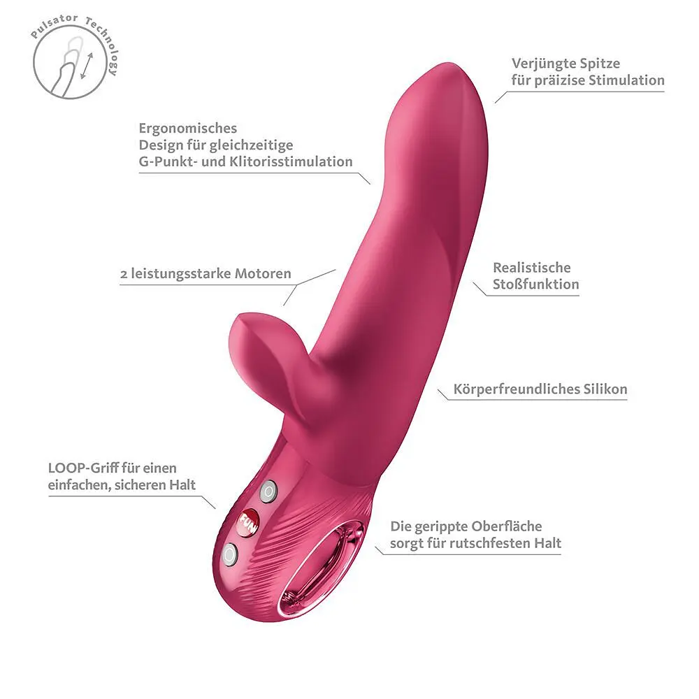 Пульсатор Fun Factory Bi Stronic Arc кролик - фото 8