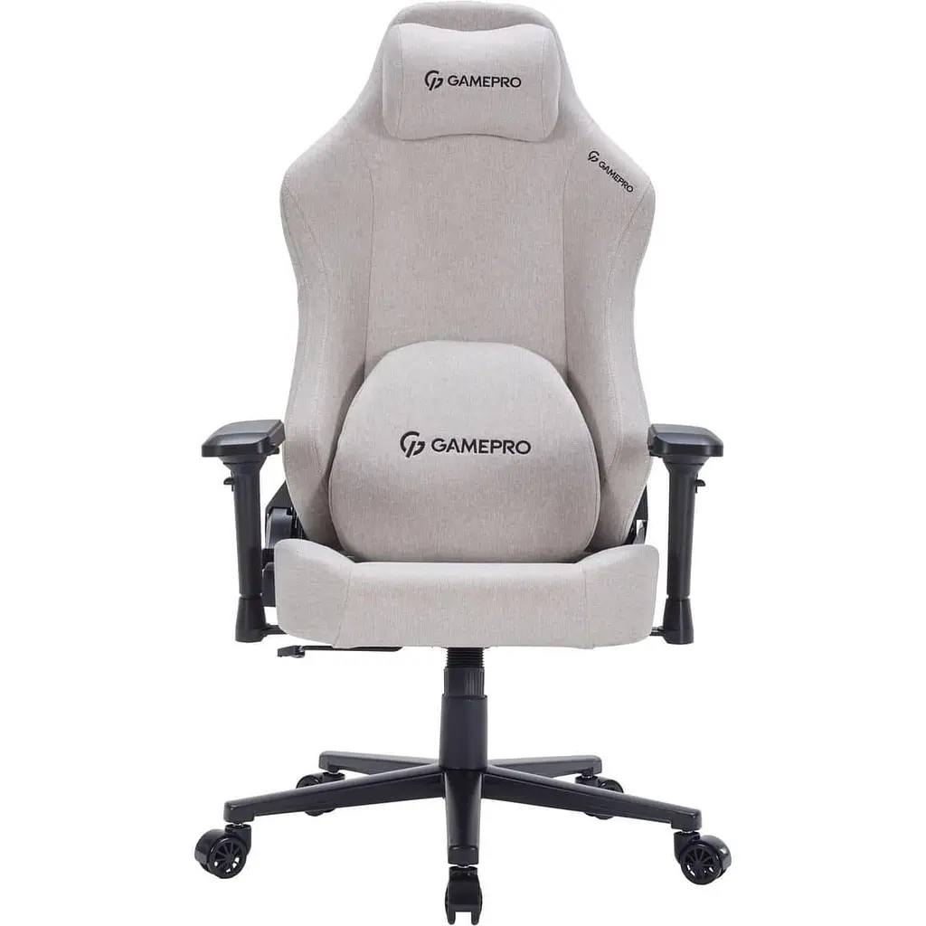 Ігрове крісло GamePro FGC750LG Fabric Light Gray (FGC750LG) - фото 2