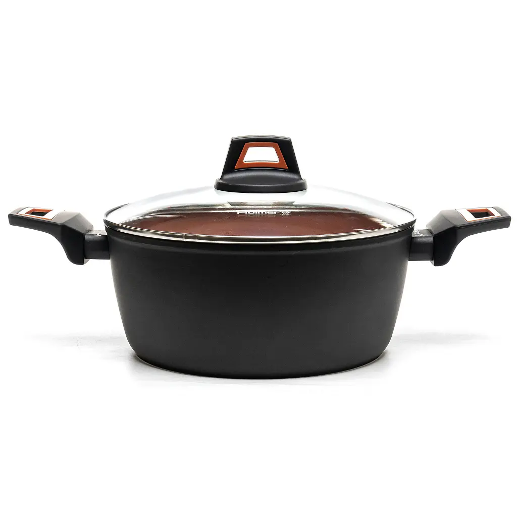Каструля Hölmer кована з кришкою CR-1342-SBMCL Carrot 4,2 л (CR-1342-SBMCL Carrot)