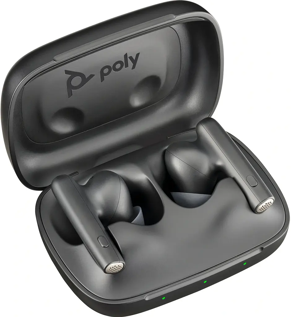 Наушники TWS Poly Voyager Free 60 Earbuds + BT700C + BCHC Black - фото 3