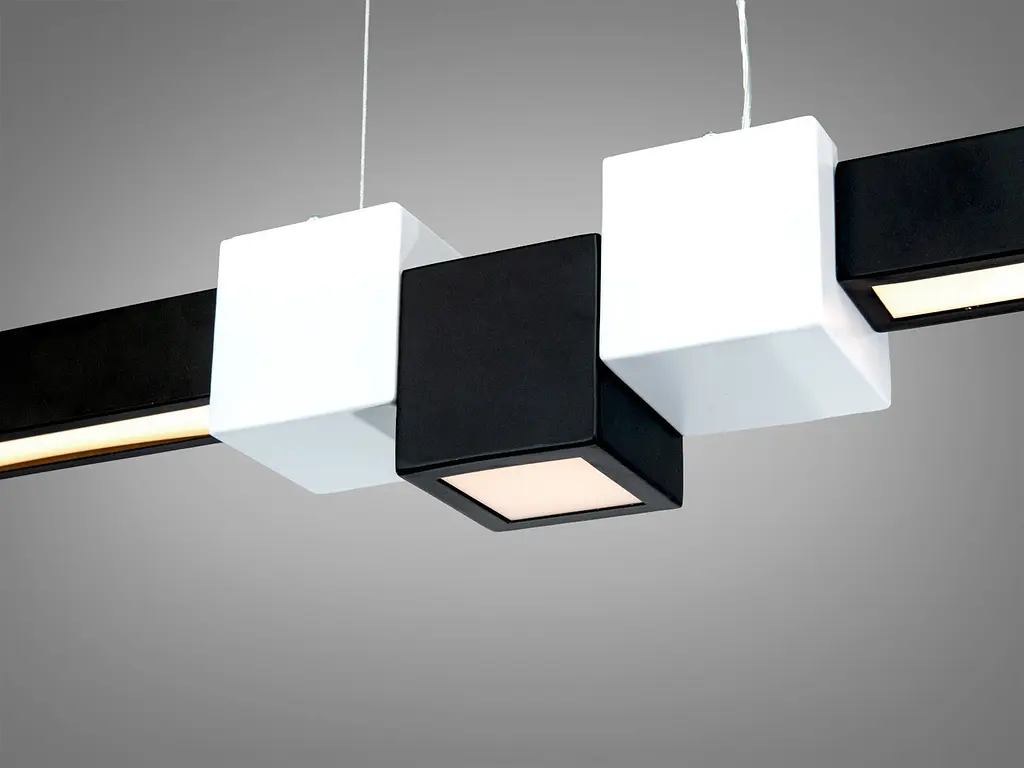Сучасний підвісний LED світильник Diasha 7528/1000BK, чорний, 121 см, 28 W, 0-10 м2 - фото 6