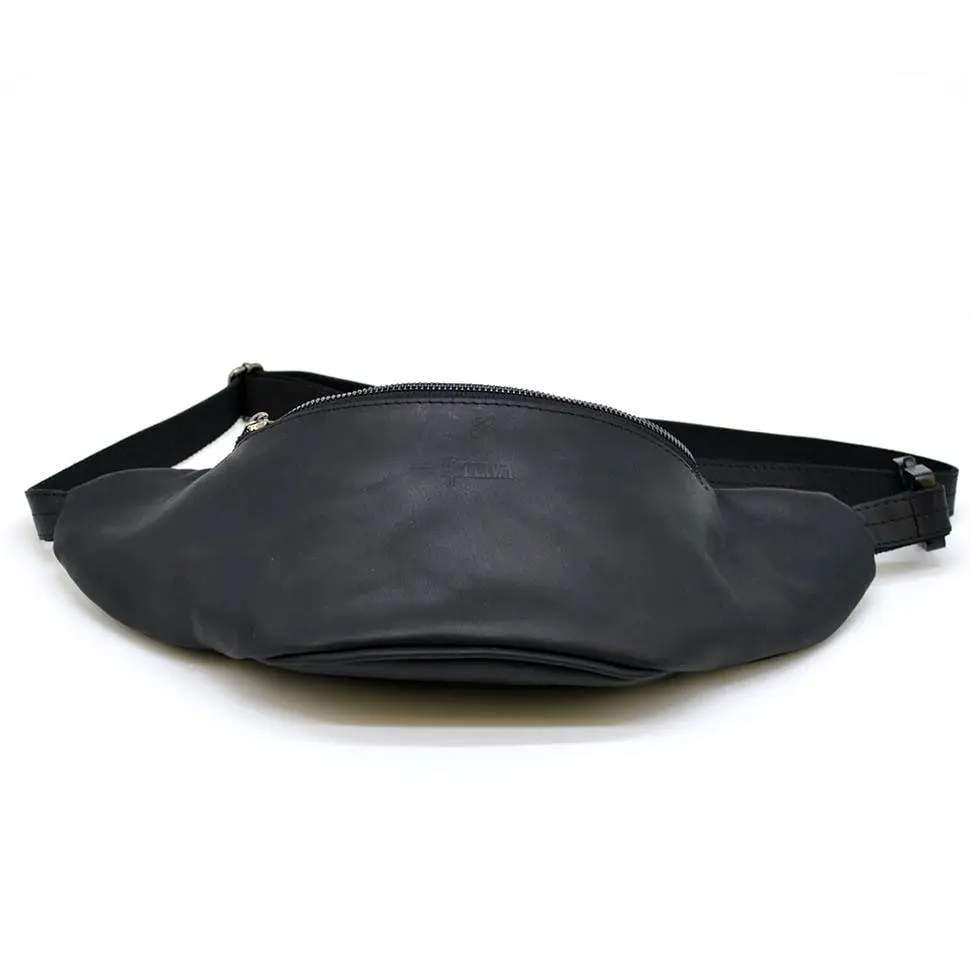 Поясная кожаная сумка TARWA 14х36х8 см sum0025396 - фото 2