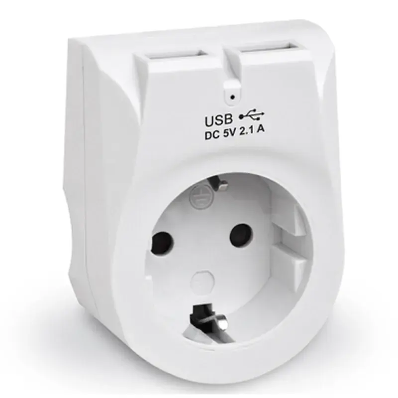 Зарядний пристрій REAL-EL 2*USB 10W (CS-25) - фото 3