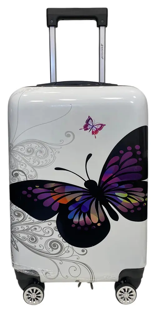 Валіза маленька Madisson Snowball 26820 з полікарбонату 30 л 55×35×20 см Біла - фото 2