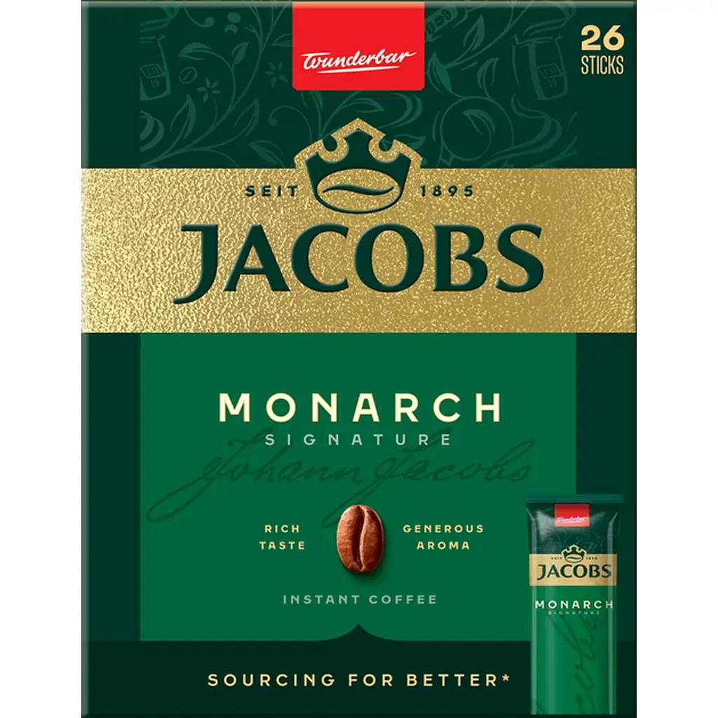 Кофе растворимый Jacobs Monarch, 1.8 г (721378) - фото 4
