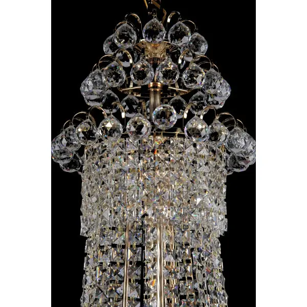 Кришталева люстра для високих стель Splendid-Ray 30-2851-81 - фото 4