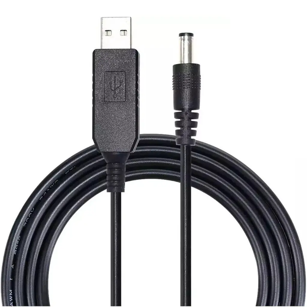 Кабель China USB-DC 5v-12v (1m) (USBDC512) - фото 2