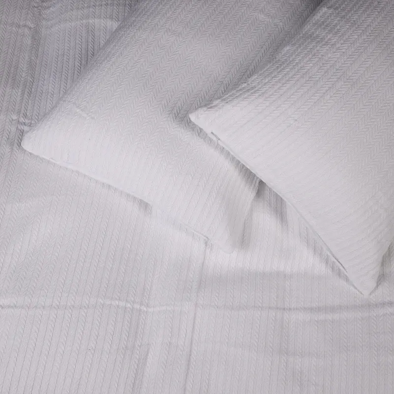 Покривало з наволочками MirSon 150 x 240 см №10-01 Arrowline White (2200011047973) - фото 2