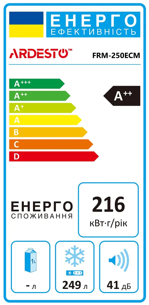 Ardesto Морозильный ящик, 249л, А++, ST, дисплей внеш., режим холодильника, белый - фото 4
