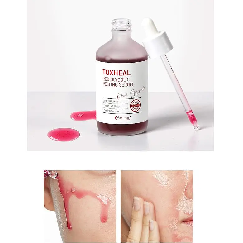 Пилинг-сыворотка для лица Toxheal Red Glycolic Peeling Serum Esthetic House 100 мл - фото 2