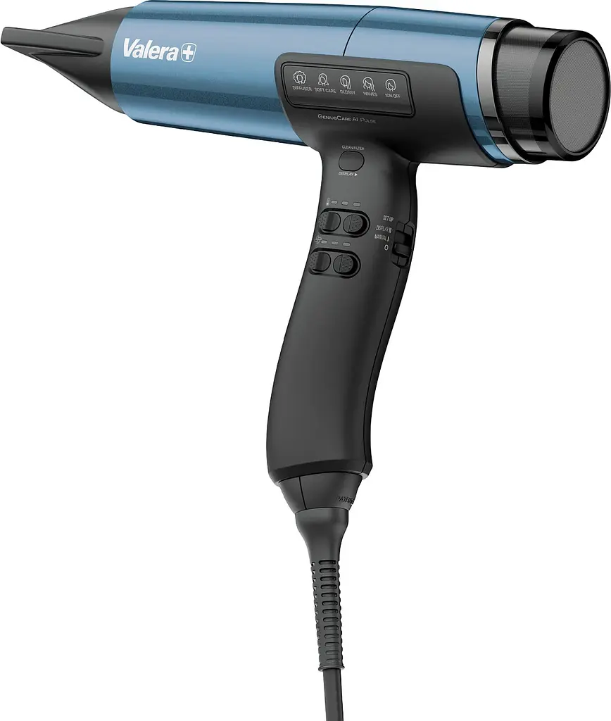 Фен професійний Valera GeniusCare AI Pulse блакитний (501.54 GA PB) 5015404 - фото 3