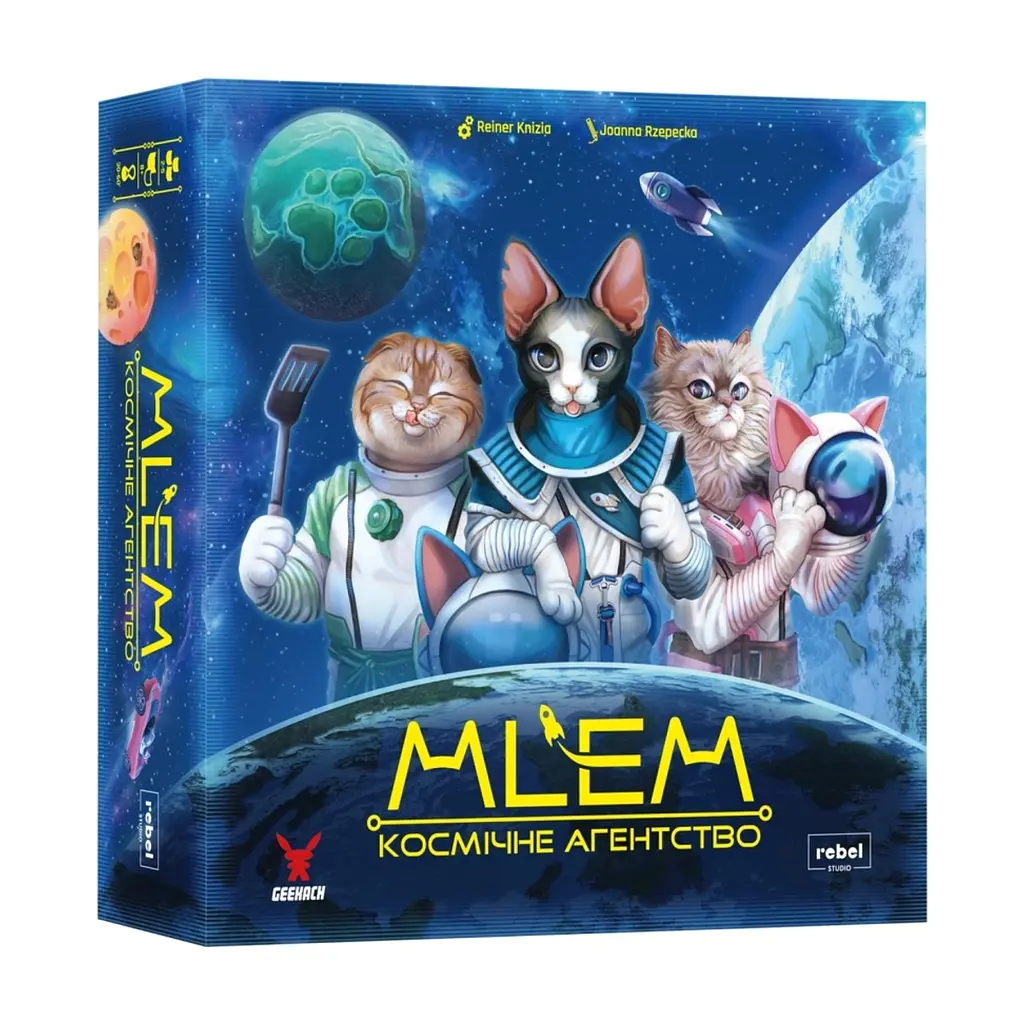 Настільна гра Geekach Games MLEM. Космічне агентство (MLEM: Space Agency) (укр.) (GKCH214ml)