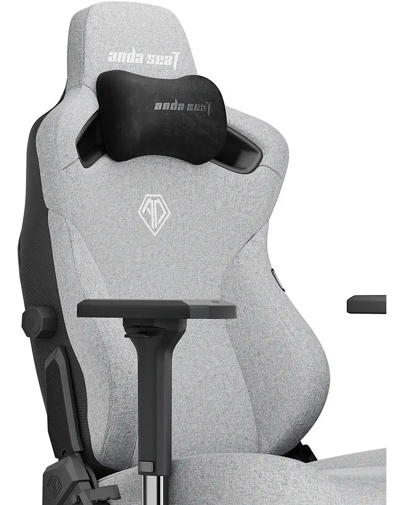 Крісло для геймерів Anda Seat Kaiser 3 Size L Fabric Grey (AD12YDC-L-01-G-PV/F) - фото 9