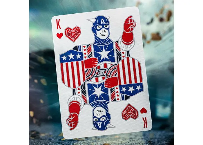Карты игральные United States Playing Card Company Theory11 Captain America - фото 4